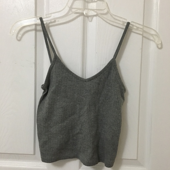 Topshop Tops - ⭐️2/$20 Topshop Grey Ribbed Tank Top